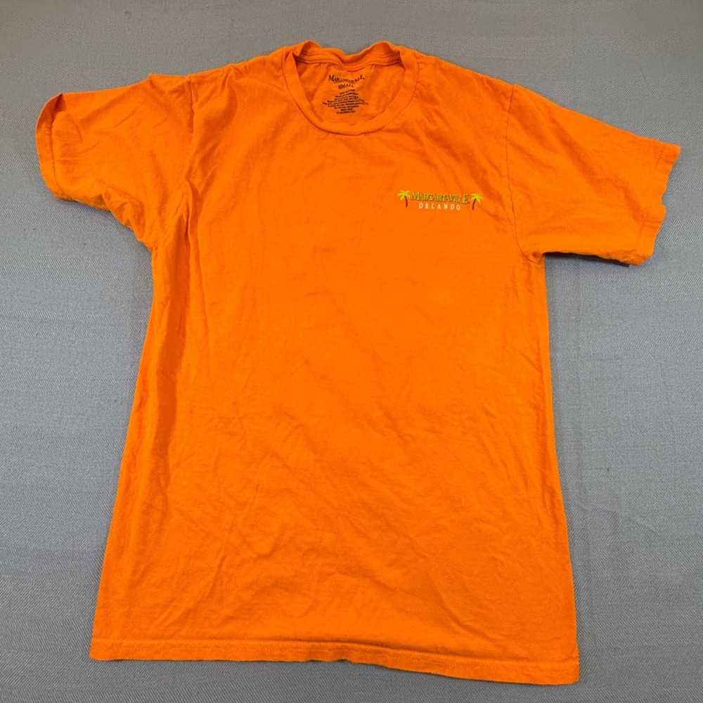 Margaritaville Orlando Orange Graphic T No Working During Drinking Hours S 2308
